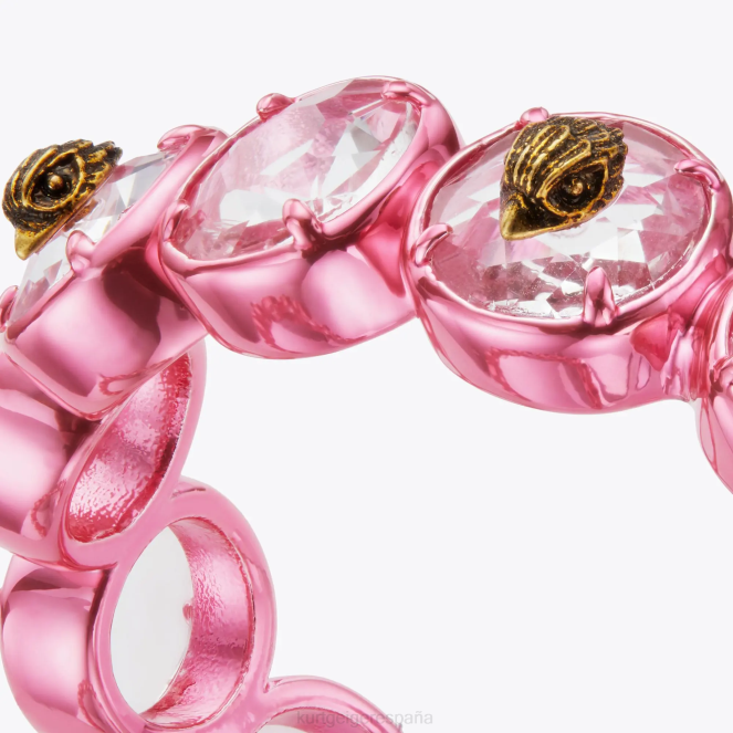 Kurt Geiger mujer brazalete con piedra redonda de Londres 2LPR528 | accesorios rosa